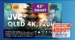 Checkers JVC 4K QLED Smart TV - 43 offer