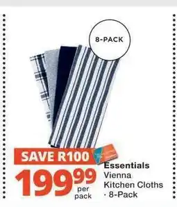 Checkers Essentials Vienna Kitchen Cloths offer