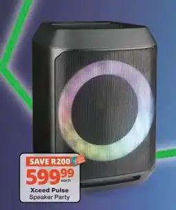 Checkers Xceed Pulse Speaker Party offer