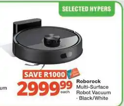 Checkers Roborock Multi-Surface Robot Vacuum offer