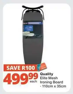 Checkers Quality Elite Mesh Ironing Board offer