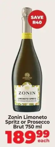 Diamond Discount Liquor Zonin Limoneto Spritz or Prosecco Brut offer