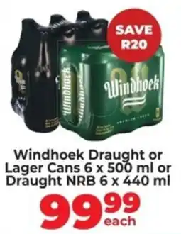 Diamond Discount Liquor Windhoek Draught or Lager Cans offer