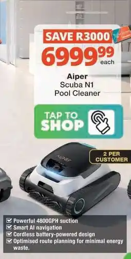 Checkers Aiper Scuba N1 Pool Cleaner offer