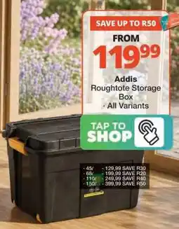 Checkers Addis Roughtote Storage Box offer