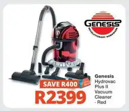 Checkers Genesis Hydrovac Plus II Vacuum Cleaner - Red offer