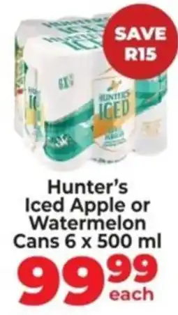 Diamond Discount Liquor Hunter's Iced Apple or Watermelon offer