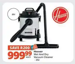 Checkers Hoover Wet and Dry Vacuum Cleaner offer