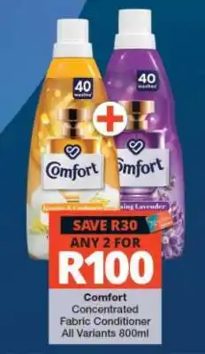 Checkers Comfort Concentrated Fabric Conditioner offer