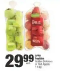 SuperSpar SPAR Freshline Golden Delicious or Red Apples offer