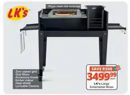 Checkers LK's Large Entertainer Braai offer