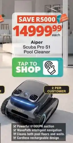 Checkers Aiper Scuba Pro S1 Pool Cleaner offer