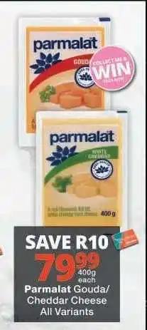 Checkers PARMALAT GOUDA/CHEDDAR CHEESE offer