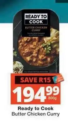 Checkers Ready to Cook Butter Chicken Curry offer