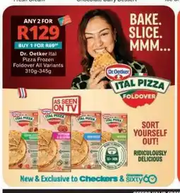Checkers Dr. Oetker Ital Pizza Frozen Foldover offer