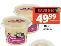 Checkers Deli Hummus offer