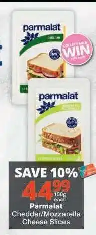 Checkers Parmalat Cheddar/Mozzarella Cheese Slices offer