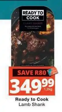 Checkers Ready to Cook Lamb Shank offer