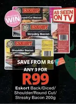 Checkers ESKORT Bacon offer