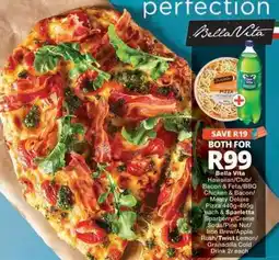 Checkers Bella Vita Pizza & Drink Combo offer