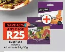 Checkers Sugarlean Sweets offer
