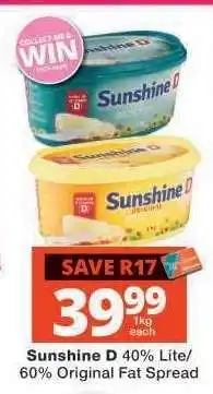 Checkers Sunshine D Fat Spread offer