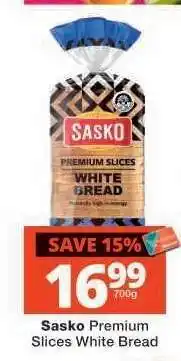 Checkers Sasko Premium Slices White Bread offer