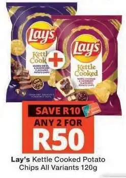 Checkers Lay's Kettle Cooked Potato Chips offer
