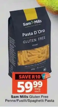 Checkers Sam Mills Gluten Free Penne/Fusilli/Spaghetti Pasta offer