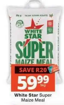 Checkers WHITE STAR SUPER MAIZE MEAL offer