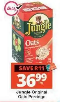 Checkers Jungle Original Oats Porridge offer