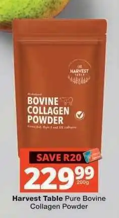 Checkers Harvest Table Pure Bovine Collagen Powder offer