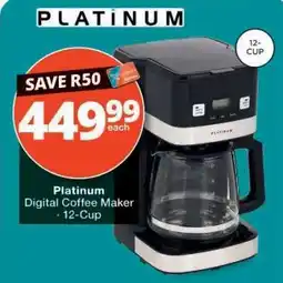 Checkers Platinum Digital Coffee Maker offer