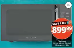 Checkers Platinum Silver Mirror Digital Microwave - 20ℓ offer