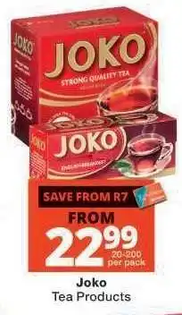 Checkers Joko Tea Products offer