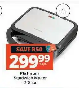 Checkers Platinum Sandwich Maker offer