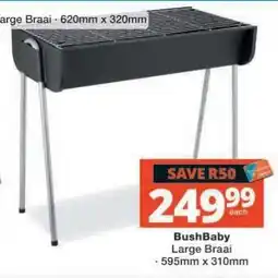 Checkers BushBaby Large Braai offer
