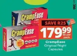 Checkers CrampEase Original/Night Capsules offer
