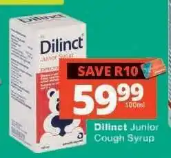 Checkers Dilinct Junior Cough Syrup offer