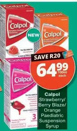 Checkers Calpol offer