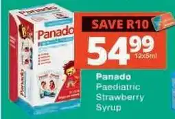 Checkers Panado Paediatric Strawberry Syrup offer
