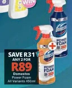 Checkers Domestos Power Foam offer