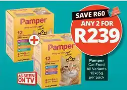 Checkers Pamper Cat Food offer