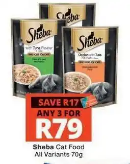 Checkers Sheba Cat Food offer