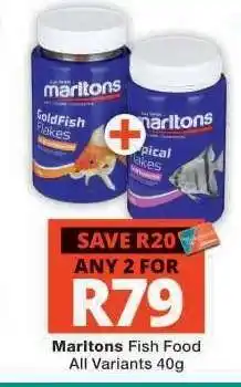 Checkers Marltons Fish Food offer