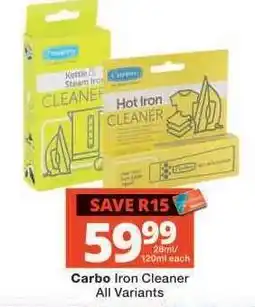 Checkers Carbo Iron Cleaner offer