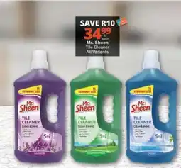 Checkers Mr. Sheen Tile Cleaner offer
