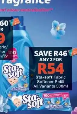 Checkers STA-SOFT FABRIC SOFTENER REFILL offer