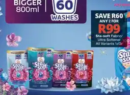 Checkers Sta-soft Fabric/Ultra Softener offer