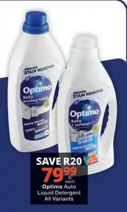 Checkers Optimo Auto Liquid Detergent offer
